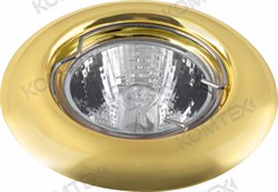 Comtech Sirius Светильник галогеновый встраиваемый MR16 1x50W GU5.3 золото P00251/L - фото 112805