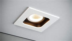 Quest Light Светильник встраиваемый, поворотный, белый с черной вставкой, под лампу GU10, IP20 SHELL 1 LD white\black SHELL 1 LD white/black - фото 112872