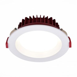 ST LUCE ST752.538.07 Светильник встраиваемый Белый LED 1*7W 3000K 560Lm Ra80 100° IP44 D115xH55 100-240VV ST752.538.07 - фото 112908