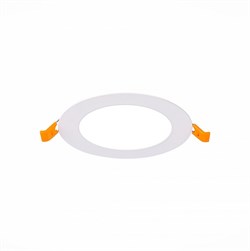 ST Luce ST209.538.06 Светильник встраиваемый Белый LED 1*6W 3000K 330Lm Ra80 110° IP20 D120xH8 90-265V ST209.538.06 - фото 112926