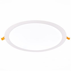 ST Luce ST209.538.24 Светильник встраиваемый Белый LED 1*24W 3000K 1 728Lm Ra80 110° IP20 D300xH8 90-265V ST209.538.24 - фото 112938