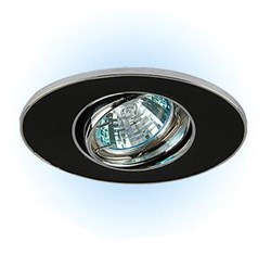 Comtech Saturn Светильник галогеновый встраиваемый повор.HR51 1x50W GU5.3 хром/черный/хром Saturn 51 1 55 - фото 113020