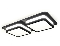 Ambrella Комплект встраиваемого светильника с акрилом XC7906012 SBK/FR черный песок/белый матовый MR16 GU5.3 (C7906, N7751) XC7906012 - фото 113440