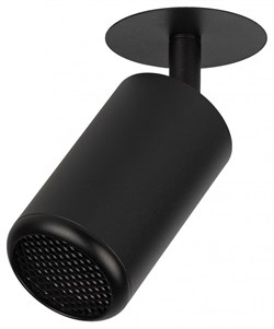 Встраиваемый светильник алюминиевый ЭРА KL106 BK MR16 GU5.3 черный матовый Б0061623 - фото 113452