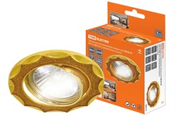 TDM Светильник встраиваемый поворотный СВ 02-07 MR16 50Вт G5.3 золотой блеск/золото SQ0359-0040 - фото 113522