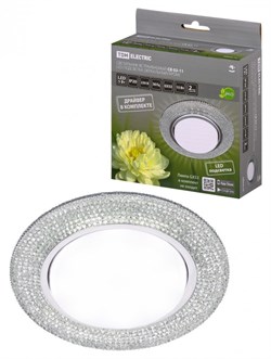 TDM Светильник встраиваемый СВ 03-11 GX53 230В LED подсветка 5 Вт зеркальный/хром SQ0359-0149 - фото 113593