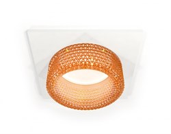 Ambrella Комплект встраиваемого светильника с композитным хрусталем XC6520044 SWH/CF белый песок/кофе MR16 GU5.3 (C6520, N6154) XC6520044 - фото 113620