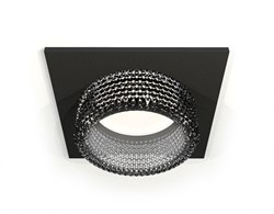 Ambrella Комплект встраиваемого светильника с композитным хрусталем XC6521041 SBK/BK черный песок/тонированный MR16 GU5.3 (C6521, N6151) XC6521041 - фото 113645