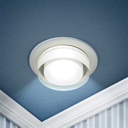 ЭРА Встраиваемый светильник декоративный DK107 WH MR16 GU5.3 белый Б0058396 - фото 113651