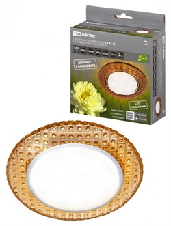 TDM Светильник встраиваемый СВ 03-17 GХ53 230В LED подсветка 5 Вт золото/хром SQ0359-0154 - фото 113663