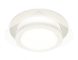 Ambrella Комплект встраиваемого светильника с акрилом XC7621041 SWH/FR белый песок/белый матовый MR16 GU5.3 (C7621, N7120) XC7621041 - фото 113714