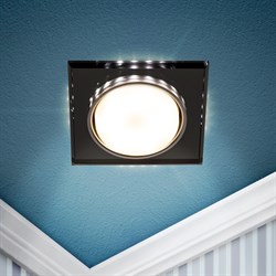 ЭРА Встраиваемый светильник со светодиодной подсветкой ЭРА DK LD50 BK GX53 черный Б0057473 - фото 113715