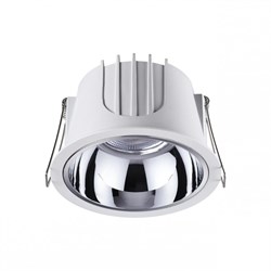 Novotech 358693 SPOT NT21 207 белый/хром Светильник встраиваемый светодиодный IP20 LED 4000К 20W 100-265V KNOF 358693 - фото 113789