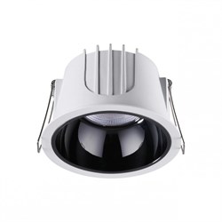 Novotech 358695 SPOT NT21 207 белый/черный Светильник встраиваемый светодиодный IP20 LED 4000К 20W 100-265V KNOF 358695 - фото 113799