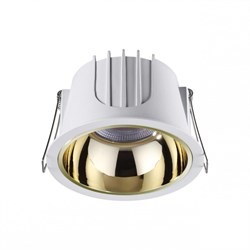 Novotech 358696 SPOT NT21 207 белый/золото Светильник встраиваемый светодиодный IP20 LED 4000К 20W 100-265V KNOF 358696 - фото 113809