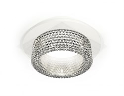 Ambrella Комплект встраиваемого светильника с композитным хрусталем XC6512040 SWH/CL белый песок/прозрачный MR16 GU5.3 (C6512, N6150) XC6512040 - фото 113835