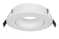 ЭРА Встраиваемый светильник декоративный KL92 WH MR16/GU5.3 белый, пластиковый Б0054373 - фото 113850