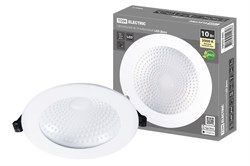 TDM Светильник встраиваемый LED Деко 05, 10 Вт, 3000K, кругл, D170 мм, белый, IP44 SQ0362-0003 - фото 113858