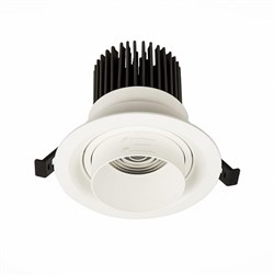 ST Luce ST701.548.12 Светильник встраиваемый Zoom Белый LED 1*12W 4000K 960Lm Ra90 15°-60° IP20 D115xH95 170-240V ST701.548.12 - фото 113885