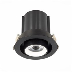 ST Luce ST702.448.12 Светильник встраиваемый Черный LED 1*12W 4000K 900Lm Ra80 24° IP20 D90xH92 180-240V ST702.448.12 - фото 113983