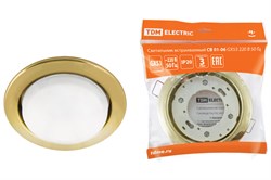 TDM Светильник встраиваемый СВ 01-06 GX53 220 В 50 Гц золото SQ0359-0059 - фото 114051