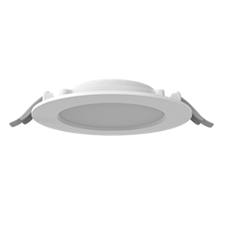 Varton Светодиодный светильник DL-01 Slim 160 мм 25 Вт 3000 К круглый встраиваемый 176x39 мм IP65/40 RAL9003 белый муар с рассеивателем опал V1-RF-00083-10000-6502530 - фото 114099