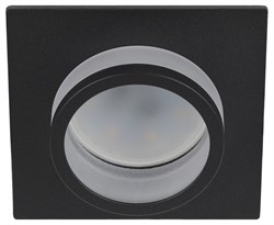 ЭРА Встраиваемый светильник алюминиевый KL88 BK MR16/GU5.3 черный Б0054355 - фото 114112