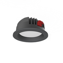 Varton Светодиодный светильник DL-Pro круглый встраиваемый 183x80 мм 35 Вт 4000 K IP65 диаметр монтажного отверстия 160-175 мм черный RAL9005 муар V1-R0-T0557-10000-6503540 - фото 114216