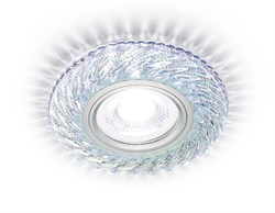 Ambrella Встраиваемый точечный светильник со светодиодной лентой S295 PR/WH хром/перламутровый MR16+3W(LED WHITE 4200K) S295 PR/WH - фото 114218