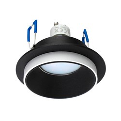 Eglo 900453 Встраиваемый светильник CAROSSO, 35W (GU10), ?93, алюминий, черный, белый 900453 - фото 114302