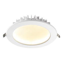 Novotech 358807 SPOT NT21 237 белый Светильник встраиваемый светодиодный IP20 LED 20W 1600Лм 3000K 100-240V GESSO 358807 - фото 114732