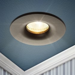 ЭРА Встраиваемый светильник алюминиевый KL105 BK MR16 GU5.3 черный Б0059792 - фото 114899