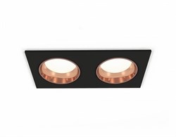 Ambrella Комплект встраиваемого светильника XC6526005 SBK/PPG черный песок/золото розовое полированное MR16 GU5.3 (C6526, N6114) XC6526005 - фото 115003