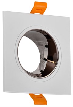 IEK Светильник 4107 встр. поворотн. GU10 белый/шокол. пласт. LT-UVB0-4107-GU10-1-K30 - фото 115026