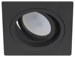 ЭРА Встраиваемый светильник алюминиевый KL85 BK MR16/GU5.3 черный Б0054349 - фото 115027