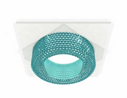 Ambrella Комплект встраиваемого светильника XC7631023 SWH/BL белый песок/голубой MR16 GU5.3 (C7631, N7194) XC7631023 - фото 115073