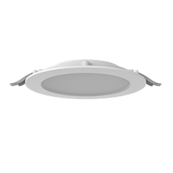 Varton Светодиодный светильник DL-01 Slim 200 мм 35 Вт 4000 K круглый встраиваемый 221x40 мм IP65/40 RAL9003 белый муар с рассеивателем опал V1-RF-00084-10000-6503540 - фото 115077