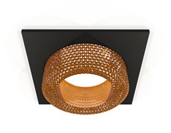 Ambrella Комплект встраиваемого светильника XC7632024 SBK/CF черный песок/кофе MR16 GU5.3 (C7632, N7195) XC7632024 - фото 115230