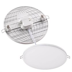 Novotech 358143 NT19 078 белый Встраиваемый светильник IP20 LED 3000K 18W 85 - 265V MOON 358143 - фото 115351