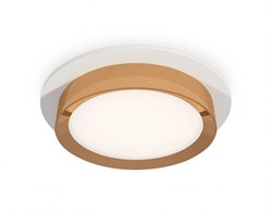 Ambrella Комплект встраиваемого светильника XC8050005 SWH/PYG белый песок/золото желтое полированное GX53 (C8050, N8124) XC8050005 - фото 115601