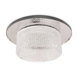 Ambrella Встраиваемый точечный светильник TN350 CH/CL хром/прозрачный GU5.3+3W (LED WHITE) D95*45 TN350 - фото 115659