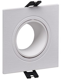 IEK Светильник 4101 встраиваемый MR16 квадрат пласт. белый LT-UVB0-4101-GU05-1-K01 - фото 115728