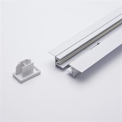 Шинопровод встраиваемый для трековых светильников 3м белый (в наборе токовод заглушка крепление) 10355 pe802549 - фото 115937