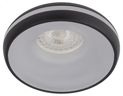 Встраиваемый светильник декоративный DK100 BK MR16 GU5.3 черный Б0055589 pe720124 - фото 115963