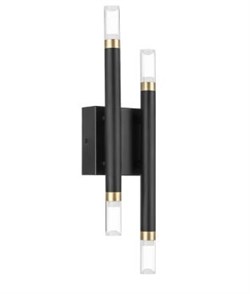 Lightstar 734647 Бра IRIS 12W LED 618LM 120G ЧЕРНЫЙ/ЗОЛОТО 3000K, шт 734647 - фото 116463