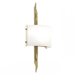 Odeon Light 5415/2WA MODERN ODL_EX23 39 бронзовый/белый матовый/металл/стекло Бра E27 2*40W MARGARET 5415/2WA - фото 116618