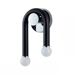 Lumion 5699/2W MODERNI LN23 119 чёрный, хром Бра E14 2*60W 220V CASPIAN 5699/2W - фото 116865