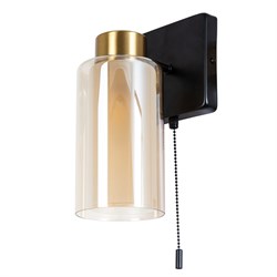 Arte Lamp A7027AP-1BK LEO Бра с выкл, черный/янтарный A7027AP-1BK - фото 116927