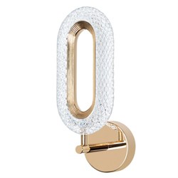 Arte Lamp A2489AP-1GO OVALE Бра золото/пластик прозрачный A2489AP-1GO - фото 117006