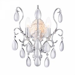 Freya Classic Chabrol Серебро Бра E14 40W FR2302WL-02S - фото 117051